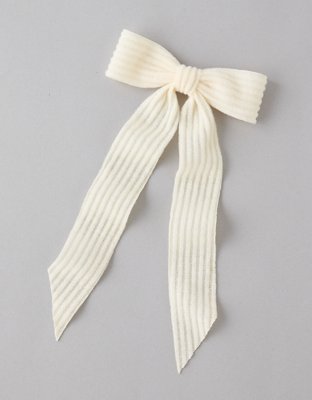 AEO Rib Knit Bow Clip