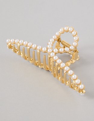 AEO Gold & Pearl Claw Clip