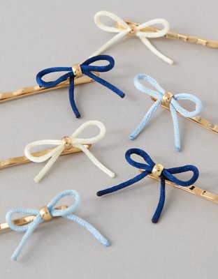 AEO Mini Bow Bobby Pins 6-Pack