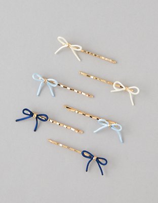 AEO Mini Bow Bobby Pins 6-Pack