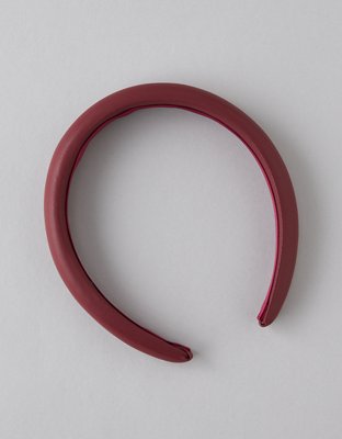 Женские аксессуары для волос American Eagle AEO Vegan Leather Puffer Headband — фото 2