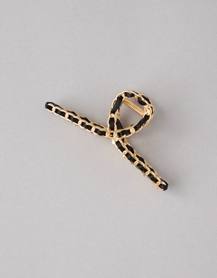 AE Ribbon Chain Hair Clip