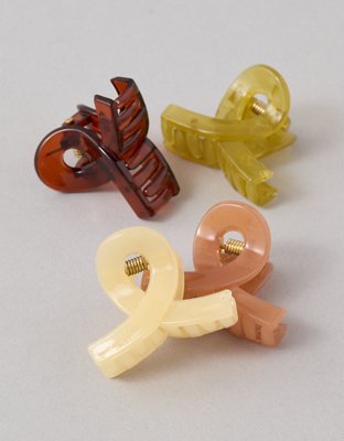 AEO Neutral Twist Claw Clips 4-Pack