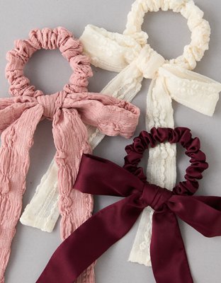 AE Bow Scrunchie 3-Pack