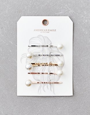 American Eagle AEO PEARL BOBBY PIN SET — фото 3
