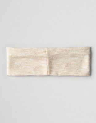 Женские аксессуары для волос American Eagle AEO Cream Knit Headband — фото 2