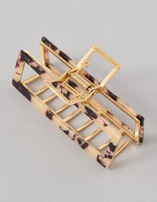 American Eagle AEO Tortoise Shell Loop Claw Clip — фото 2