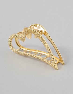 AE Embellished Heart Claw Clip