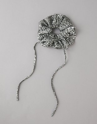 AE Floral Tie Scrunchie