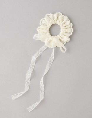 AE Lace Bow Scrunchie