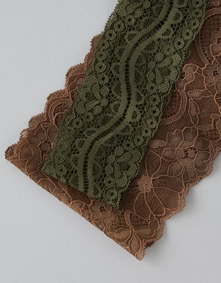 Emballage de deux bandeaux en dentelle AE