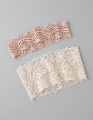 Emballage de deux bandeaux en dentelle AE