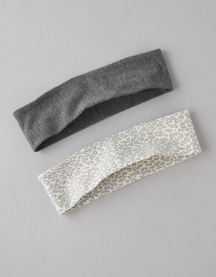AE Snow Leopard Headbands 2-Pack