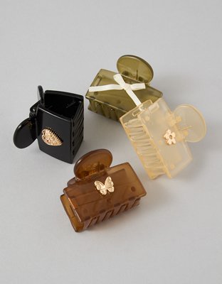 AE Rectangular Claw Clip 4-Pack