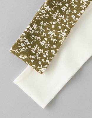 AE Floral Soft Headband 2-Pack