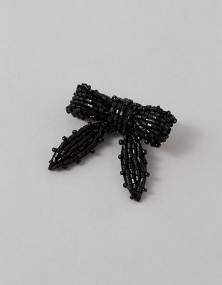 AE Beaded Bow Clip