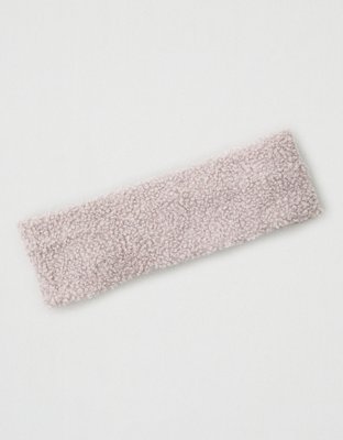 Женские аксессуары для волос American Eagle AEO Fuzzy Sherpa Headband — фото 2