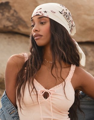 Écharpe bandana coquillage AE