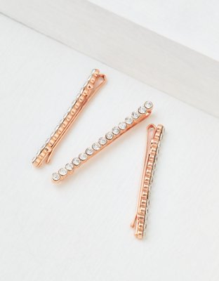 American Eagle Kitsch Rhinestone Bobby Pins 3-Pack — фото 2