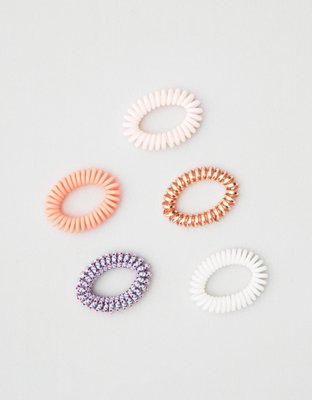 Aeo Coil Hair Ties 5 Pack