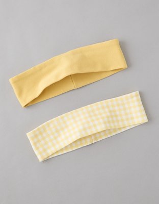 AE Gingham Headband 2-Pack