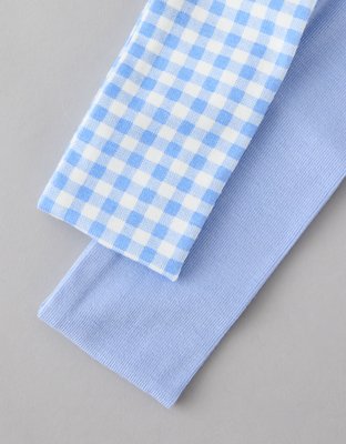 AE Gingham Headband 2-Pack