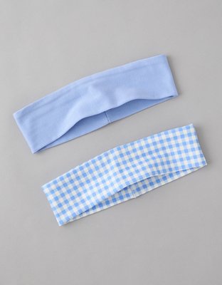AE Gingham Headband 2-Pack