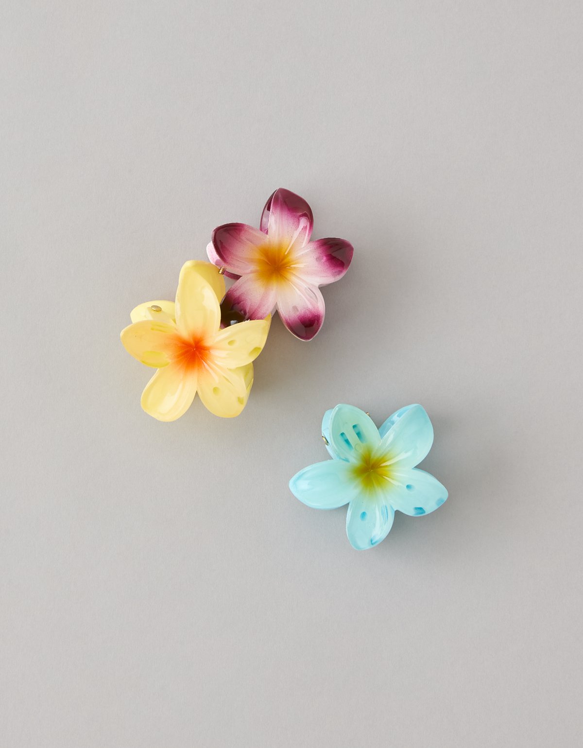 AE Mini Hibiscus Hair Clips 3-Pack - image 2