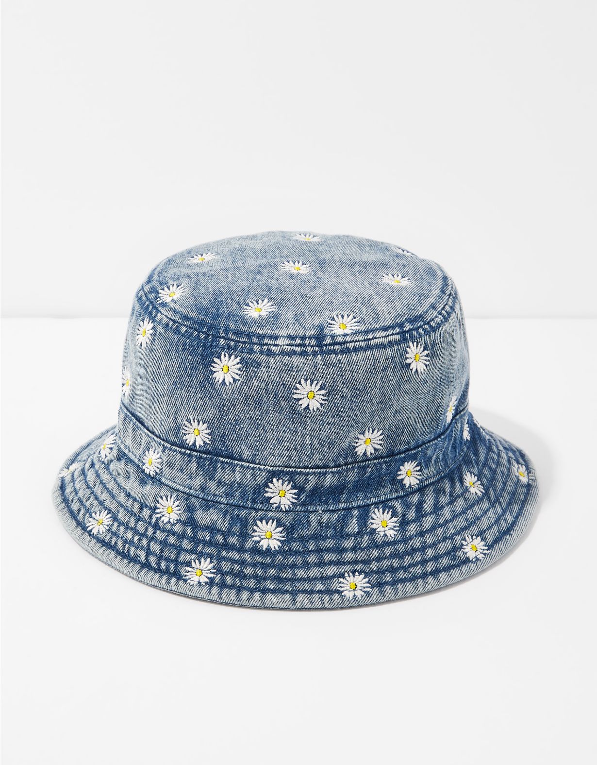 AEO Denim Daisy Bucket Hat