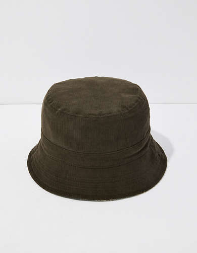 AE Plaid + Corduroy Reversible Bucket Hat