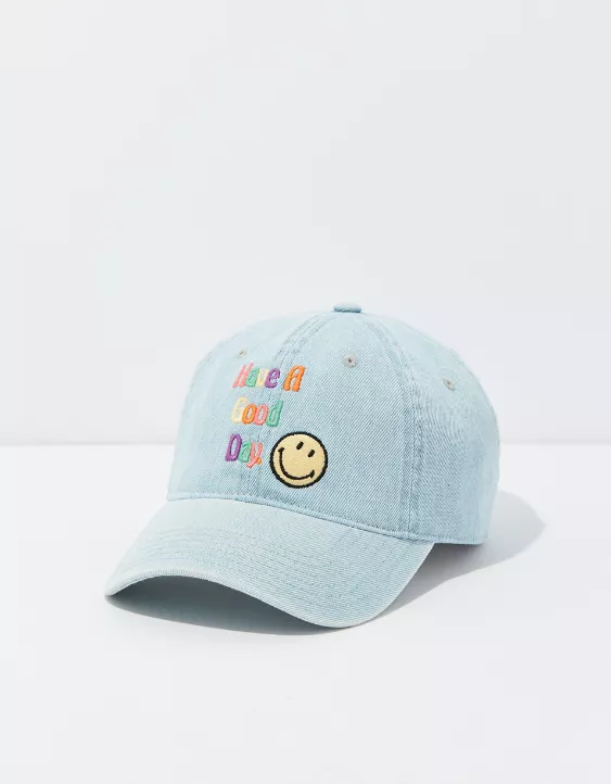 AE Denim Smiley® Baseball Hat