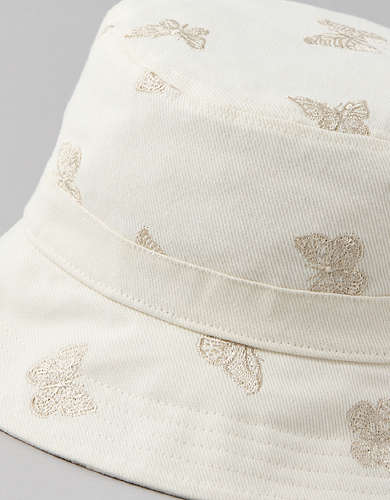 AE Embroidered Butterfly Bucket Hat