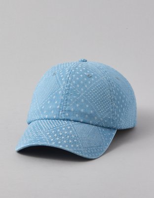 AE x Aerie Match Made in Denim Polka Dot Denim Baseball Hat