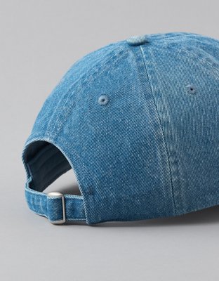 AE Mickey Mouse Denim Suede Baseball Hat