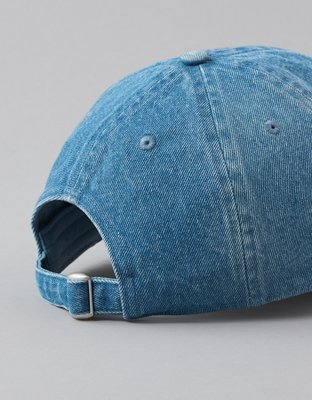 AE Mickey Mouse Denim Suede Baseball Hat