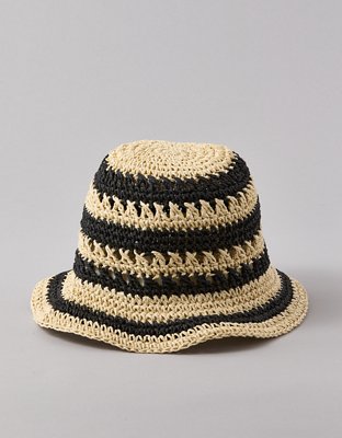 AE Raffia Bucket Hat