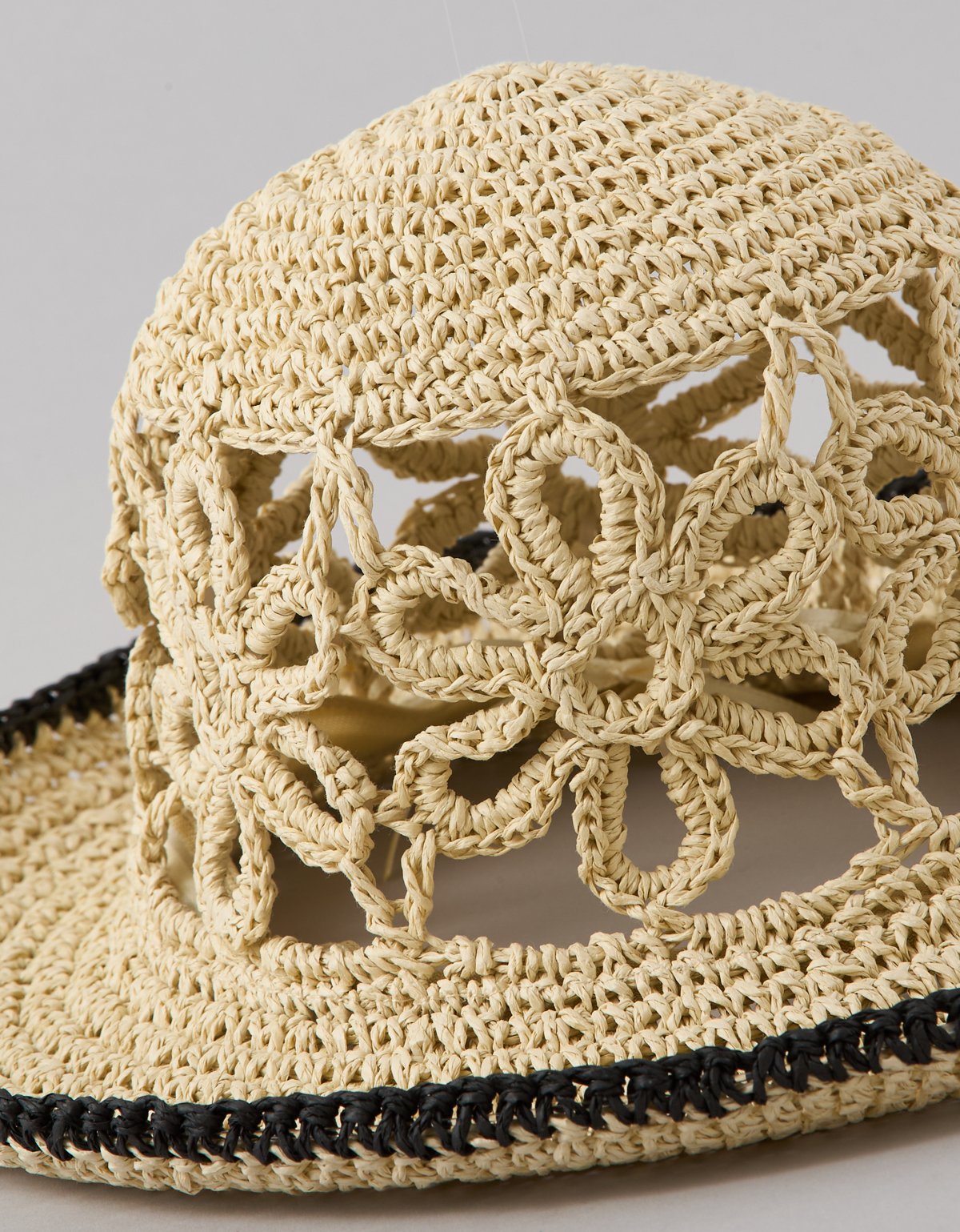 AE Raffia Flower Bucket Hat - image 4