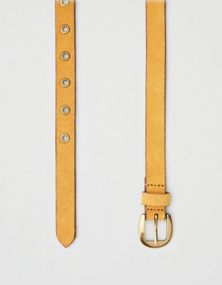 AEO Suede Grommet Belt