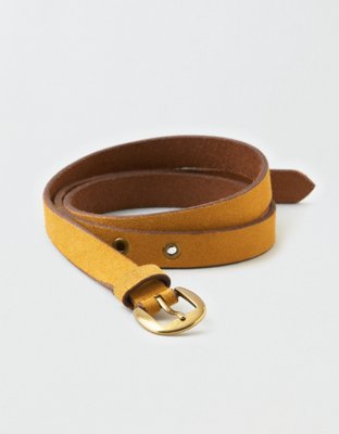 AEO Suede Grommet Belt