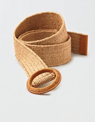 AEO Straw Stretch Belt