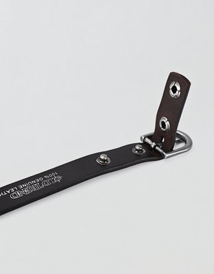 Женский ремень American Eagle Old Trend Studded Leather Belt, цвет: Коричневый — фото 2