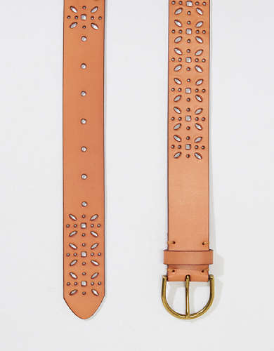 AEO Perforated Leather Belt