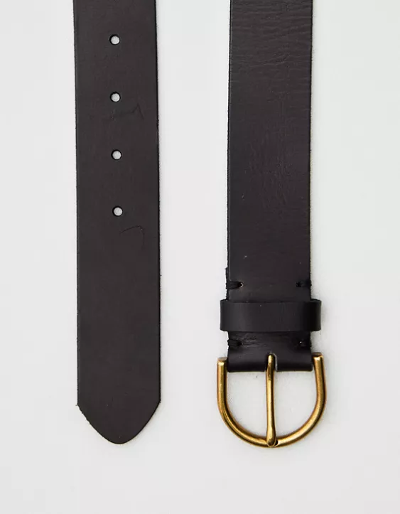 AEO High-Waisted Leather Belt