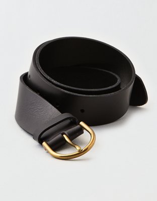 El Dorado Oval Buckle Belt Leather Wide 95