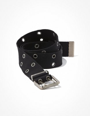 AE Oval Buckle Leather Belt