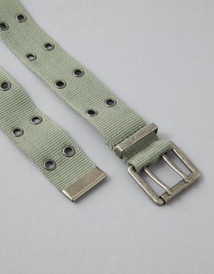 AE Y2K Grommet Webbing Belt