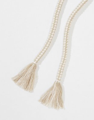 Женские ремни American Eagle AE Tubular Braided Rope Belt — фото 2