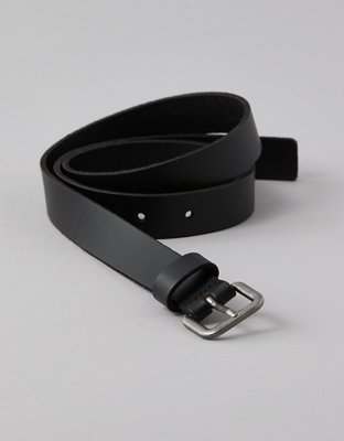 AE Oval Buckle Leather Belt