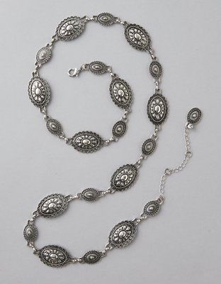 Женские ремни American Eagle AE Concho Chain Belt — фото 2
