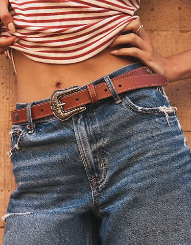 AE Heart Concho Leather Belt